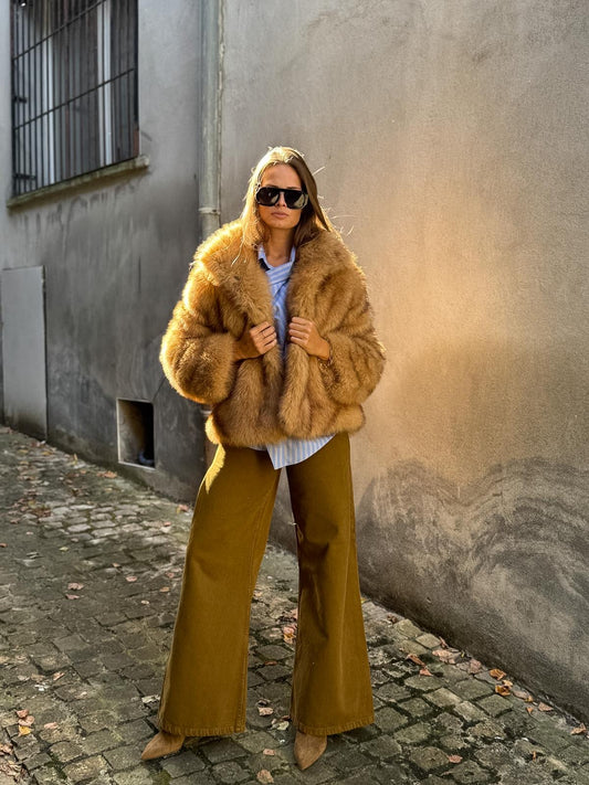 MARGAUX LONNBERG Blouson Cara Fox – vue 2