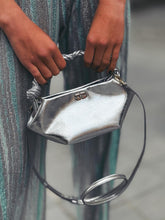 Charger l'image dans la galerie, GANNI Sac à Main Mini Bou Argenté