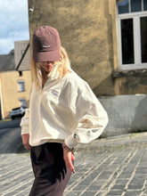 Charger l'image dans la galerie, MERCER Sweat Quarter Zip Off White