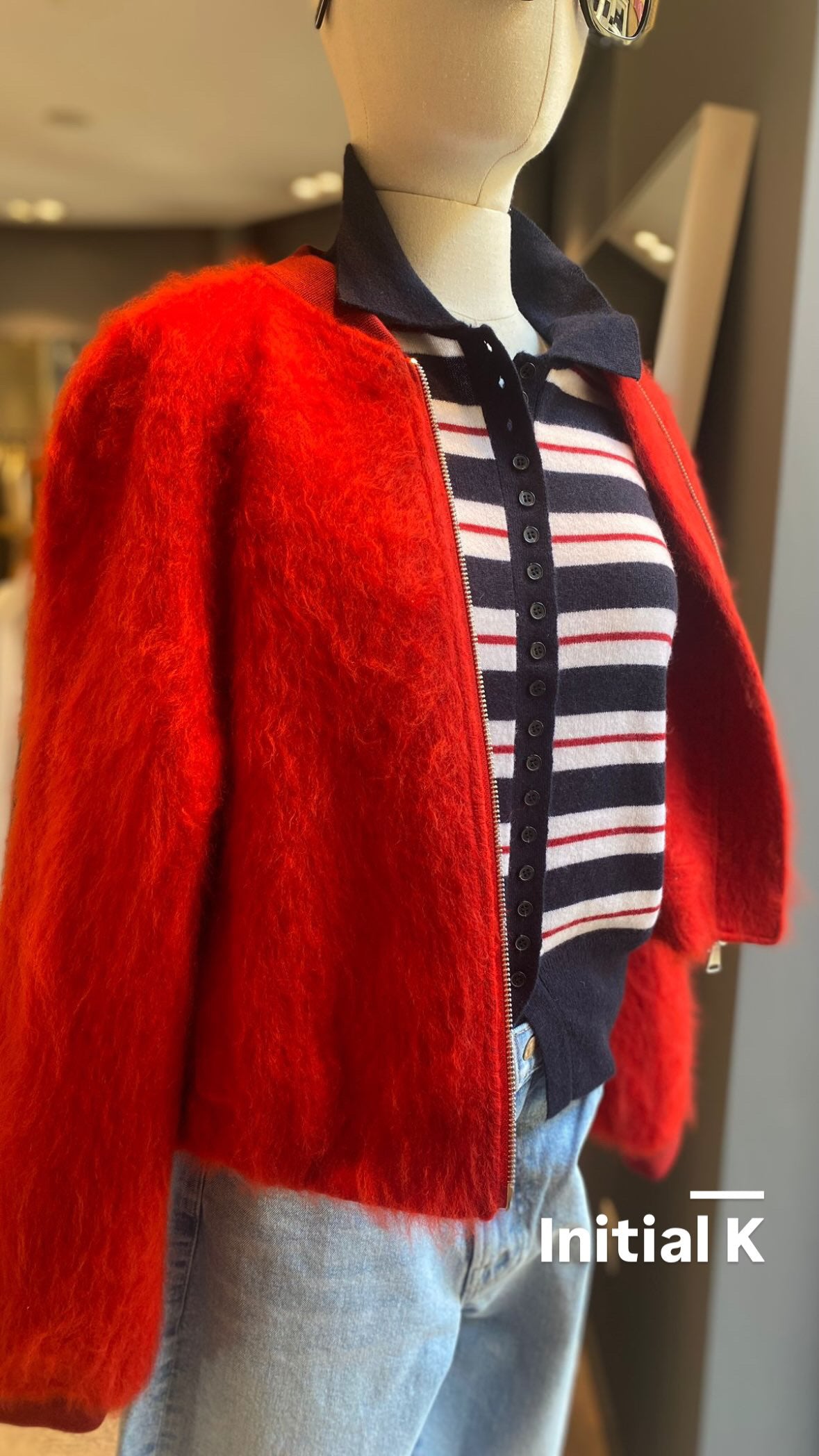 BIRGITTE HERSKIND Veste Bomber Jimi Rouge