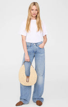 Charger l'image dans la galerie, ANINE BING Lou Bag Monogram Natural with Cognac