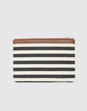 Charger l'image dans la galerie, ANINE BING Pochette Lili Black And Natural Stripe