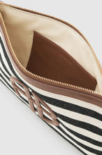 Charger l'image dans la galerie, ANINE BING Pochette Lili Black And Natural Stripe