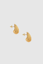 Charger l'image dans la galerie, ANINE BING Small Ribbed Drop Earring Gold