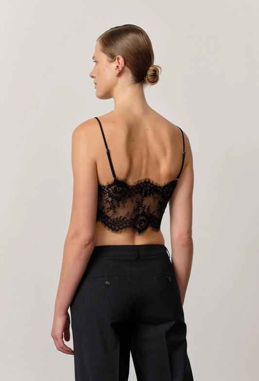 BIRGITTE HERSKIND Top Lilly Noir – vue 2
