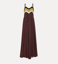 Charger l'image dans la galerie, FORTE_FORTE Robe avec Corsage Crochet Brune