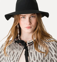 Charger l'image dans la galerie, FORTE_FORTE Chapeau en Feutre Noir