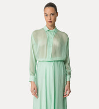 Charger l'image dans la galerie, FORTE_FORTE Chemise en Soie Mint