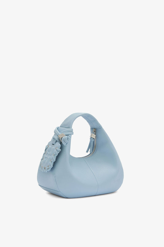 GANNI Sac Hobo Mini Bleu – vue 2