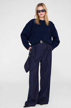 Charger l'image dans la galerie, ANINE BING Pantalon Lou Bleu Marine
