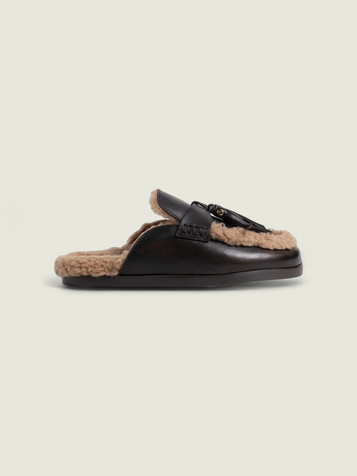 POSA Mules Cuir Coffee