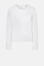 Charger l'image dans la galerie, ÂME T-shirt Oversize Manches Longues Blanc