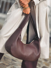 Charger l'image dans la galerie, GANNIi Sac Hobo Moyen Marron