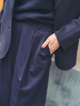 Charger l'image dans la galerie, ANINE BING Pantalon Lou Bleu Marine