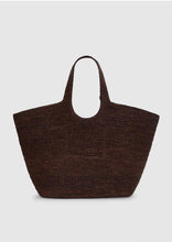 Charger l'image dans la galerie, ANINE BING Lili Tote Raffia Dark Brown