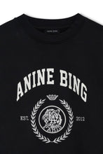 Charger l'image dans la galerie, ANINE BING Miles Sweatshirt Collegiate - Vintage Black detail