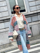 Charger l'image dans la galerie, MAÏ Long Cardigan Multi Alpaga et Mohair