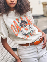 Charger l'image dans la galerie, Ceinture Claris Virot Dallas Chocolat avec boucle Orange