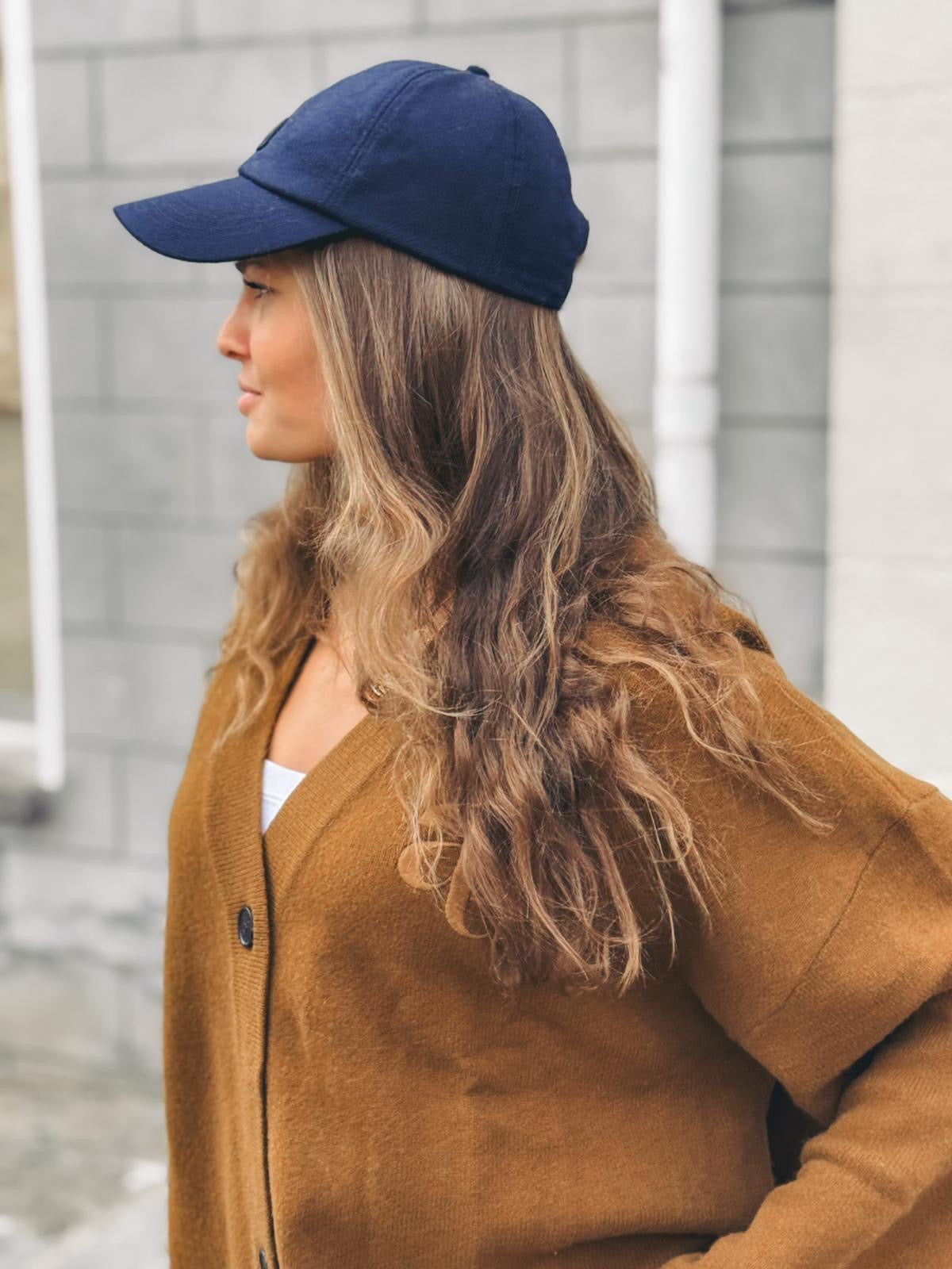 AME Gilet en Maille Olympia Marron – vue 3