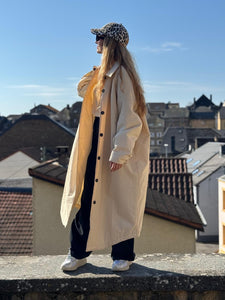AME Lalee Long Duffel Coat Off White