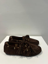 Charger l'image dans la galerie, POSA Boat Loafer Native Suede Dark Brown
