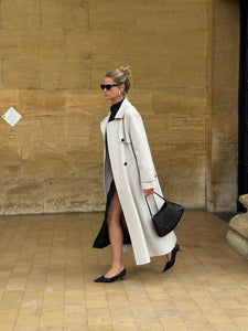 MaxMara Manteau Sem Écru