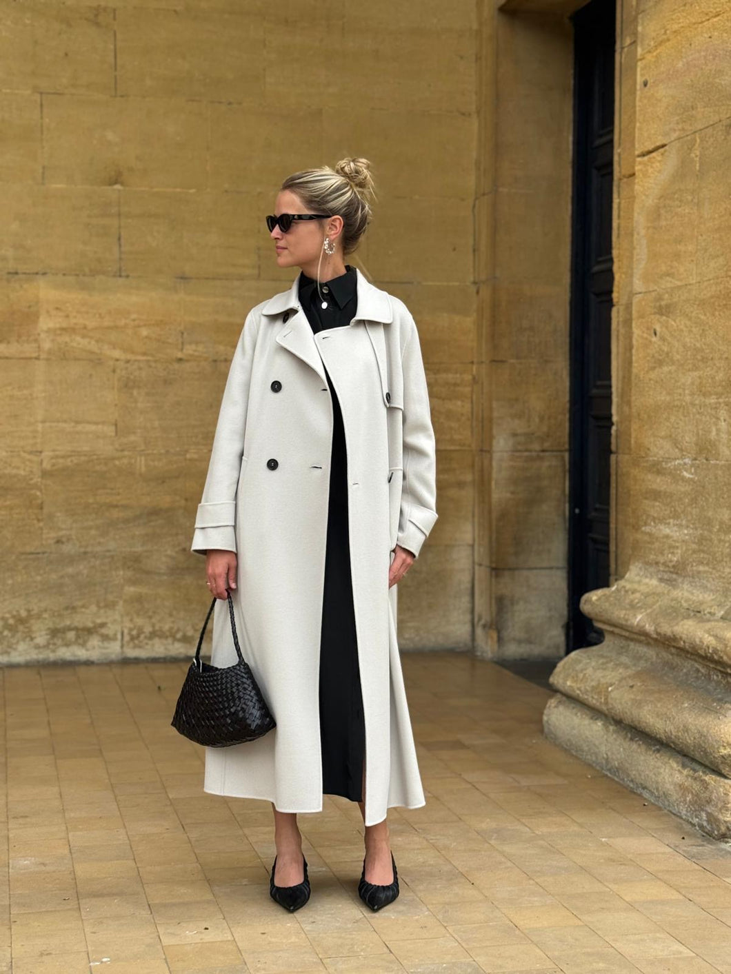 MaxMara Manteau Sem Écru