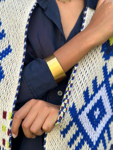 Bracelet Manchette Doré