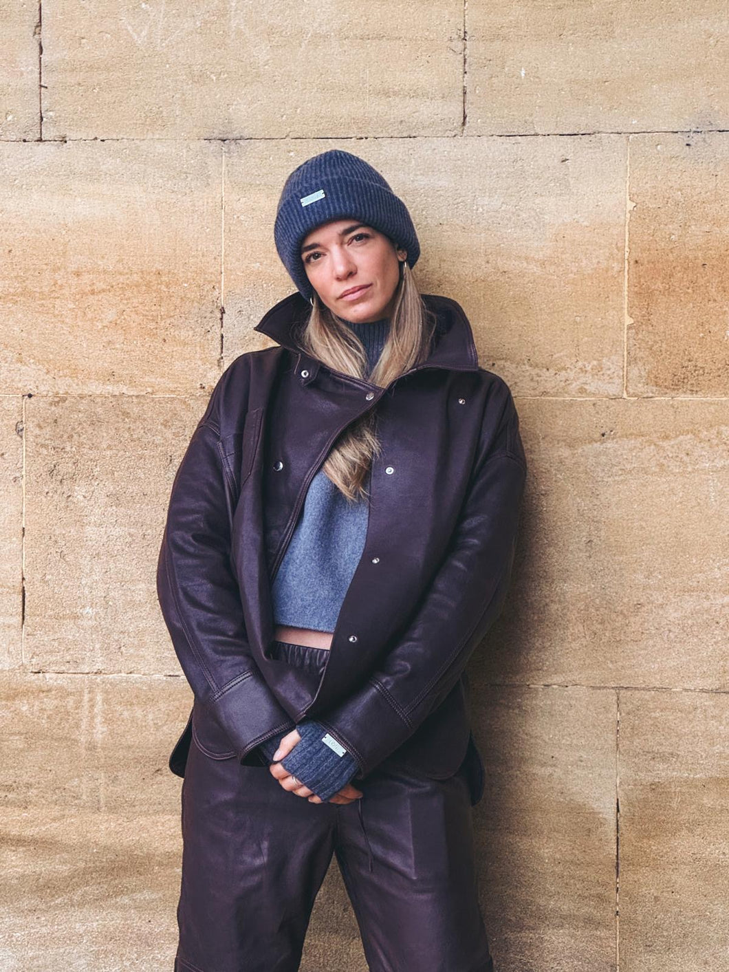 MARGAUX LONNBERG Chemise Veste Egan Brown