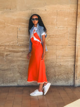 Charger l'image dans la galerie, Forte_Forte Robe avec Incrustations de Dentelle Rouge
