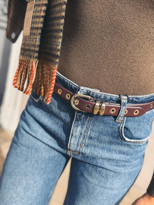 AME Ceinture Leon Bordeaux 2,5 cm