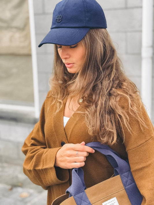 ANINE BING Casquette Jeremy Bleu Marine