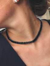 Charger l&#39;image dans la galerie, FORTE_FORTE Collier Ras de Cou Cristaux Noirs
