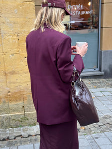 ANINE BING Sara Blazer Bordeaux