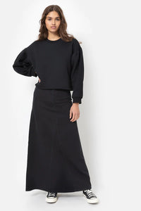 Jupe Longue Itdone Denim Noir ÂME