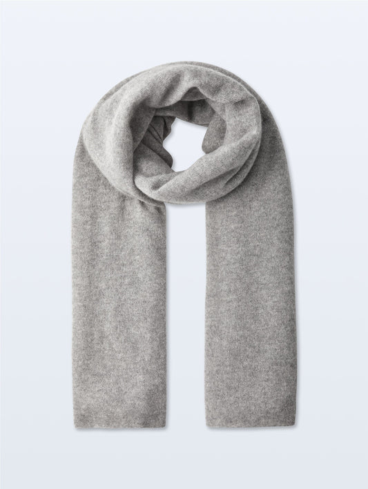 WHITE+WARREN Écharpe Cachemire Grey Heather – vue 2