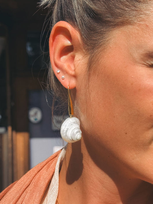 FORTE_FORTE Boucles d’oreilles Coquillage – vue 2