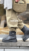 Charger l&#39;image dans la galerie, GANNI Bottines Basses Gris Foncé
