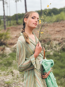 FORTE_FORTE Robe en Lurex Clorofilla