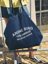 Charger l'image dans la galerie, ANINE BING Leo  Denim Tote Ink Blue

