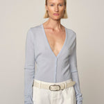 Charger l&#39;image dans la galerie, BIRGITTE HERSKIND Body en Maille Gigi Bleu Clair
