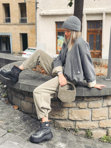 8PM Veste Bomber Gris