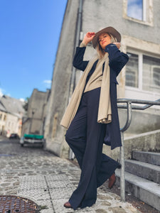 MARGAUX LONNBERG Manteau Tom Navy Stripes