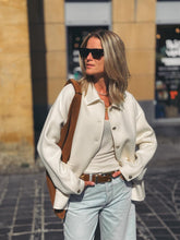Charger l&#39;image dans la galerie, ANINE BING Jacket Luca Ivory Cashmere
