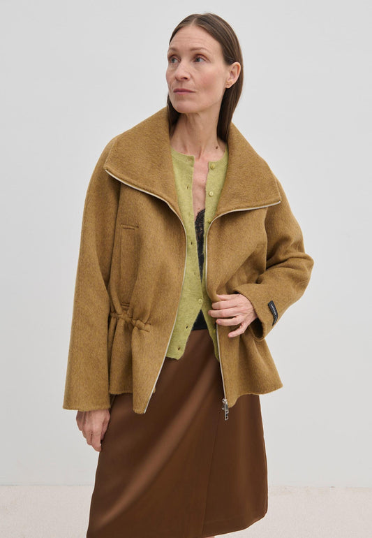 BIRGITTE HERSKIND Veste en laine Oscar camel, autre vue