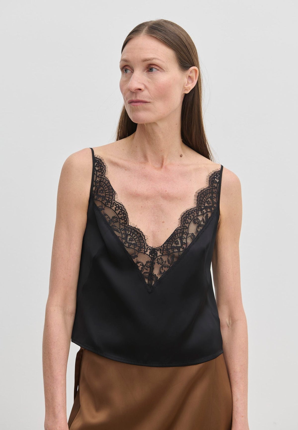 BIRGITTE HERSKIND Top Filippa noir, vue de face