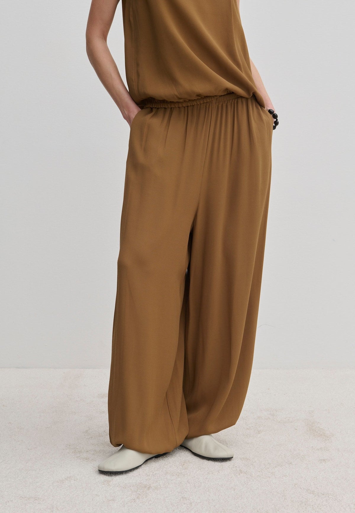 BIRGITTE HERSKIND Pantalon Nya sépia, vue de face