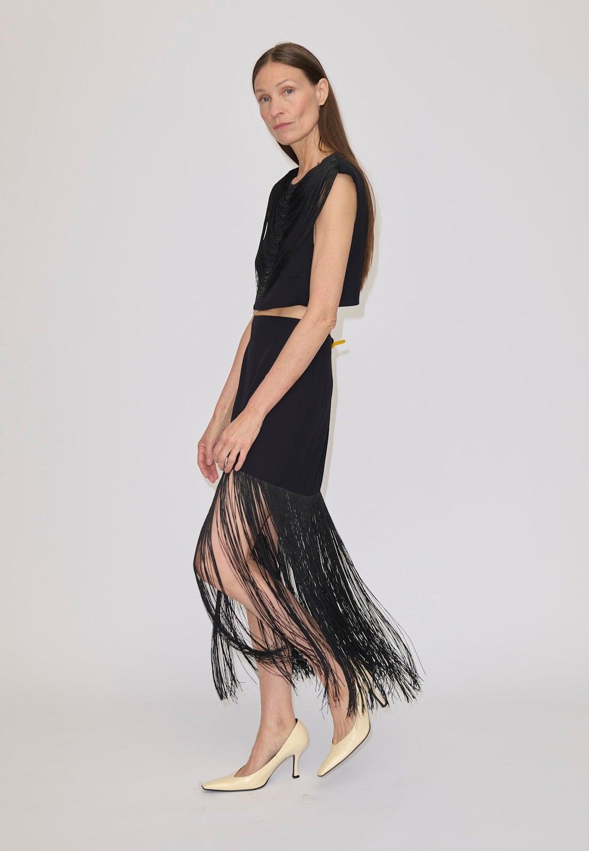 BIRGITTE HERSKIND Jupe Olivia noire, autre vue