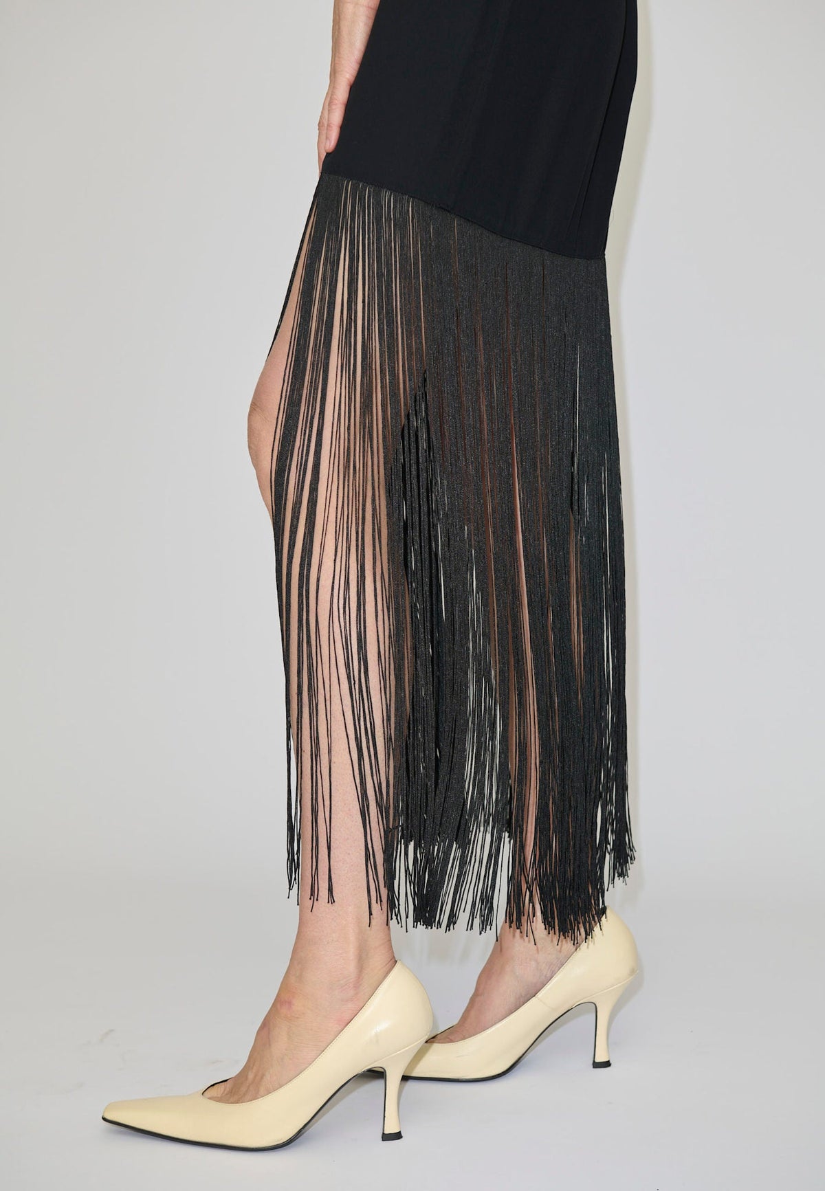 BIRGITTE HERSKIND Jupe Olivia noire, détail