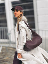 Charger l&#39;image dans la galerie, GANNIi Sac Hobo Moyen Marron

